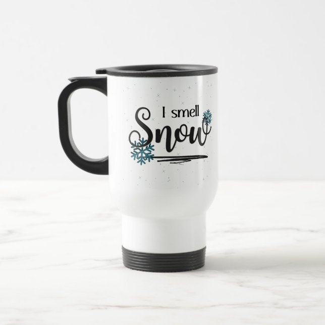Mug De Voyage Je Sens La Musique De Voyage De Neige (Gauche)
