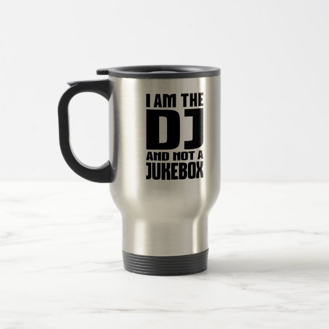 Mug De Voyage Je suis le DJ pas un juke-box (Gauche)