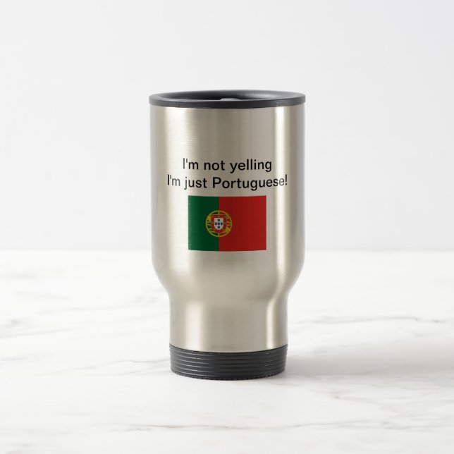 Mug De Voyage "Je suis ne hurlant pas moi suis simplement (Centre)