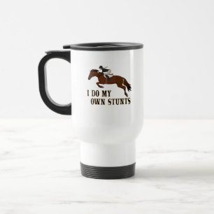 Mug De Voyage Je Suis Propre Stunts Cheval Équitation Fille