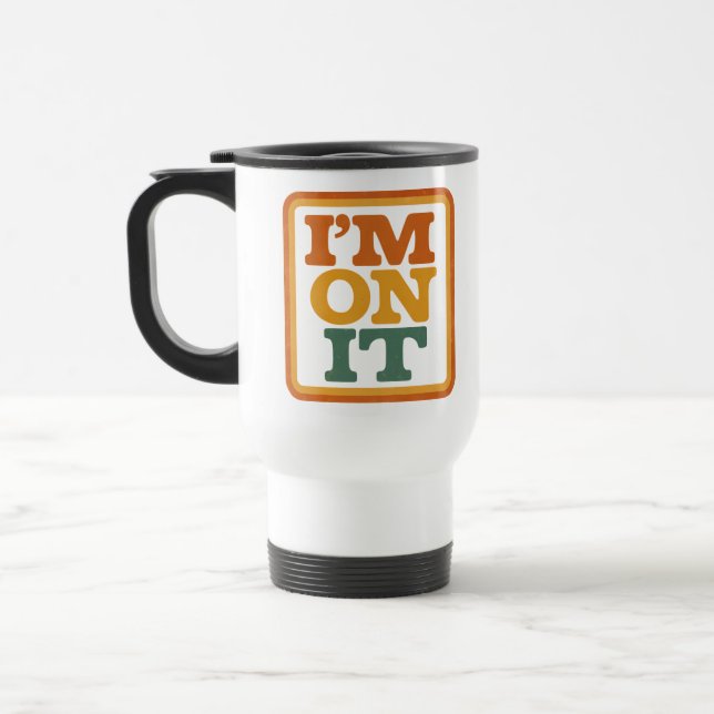 MUG DE VOYAGE JE SUIS SUR LE THÈME (Gauche)