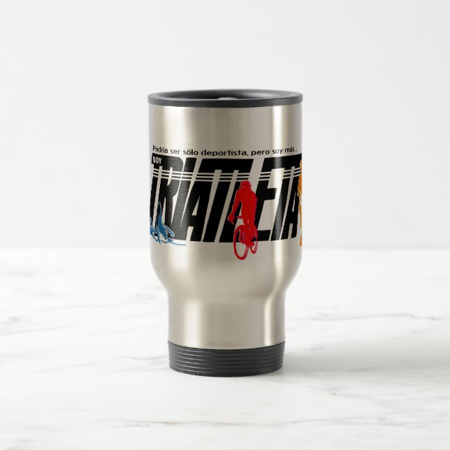 Mug De Voyage Je suis triathlète (Centre)