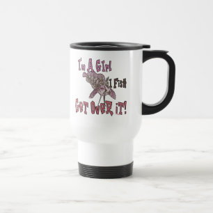 Mug De Voyage Je suis une fille que je pêche au-dessus de lui
