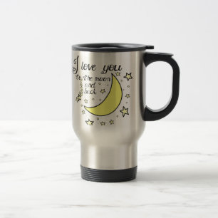 Mug De Voyage Je t'aime à la lune et au dos