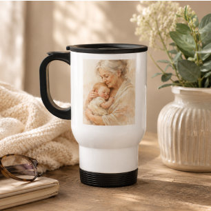 Mug De Voyage Je t'aime grand-mère   Fête des grands-parents