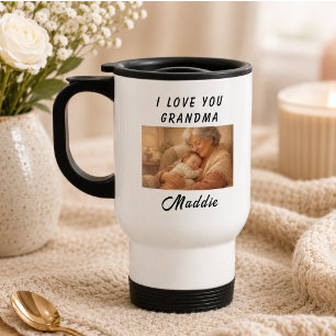 Mug De Voyage Je t'aime grand-mère   Fête des grands-parents