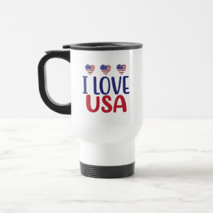 Mug De Voyage Je t'aime USA