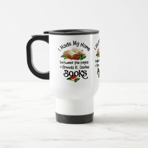 Mug De Voyage Je vis entre les pages de Brenda K Davies Livres