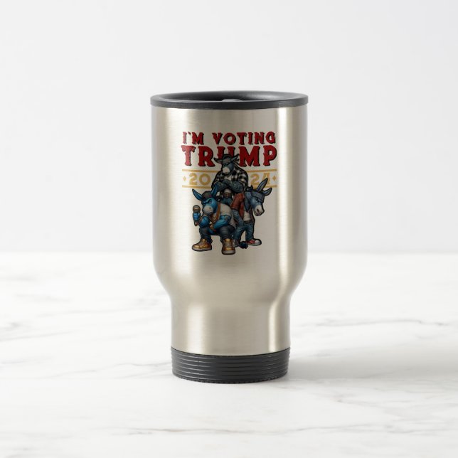 Mug De Voyage JE VOTE pour TRUMP 2024 (Centre)