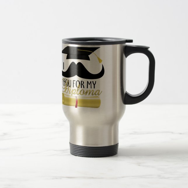 Mug De Voyage Je vous moustache pour mon Diplôme avec Diplôme (Droit)