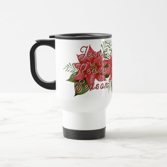 Mug De Voyage Jésus est la raison de la saison (Gauche)