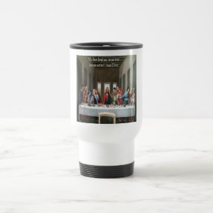 Mug De Voyage Jésus @ la Dernière Cène "Aimez-vous les uns les a