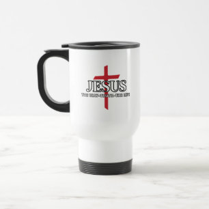Mug De Voyage Jésus Le Chemin La Vérité La Vie Foi Chrétienne