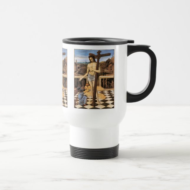 Mug De Voyage Jésus Sang Du Rédempteur Art Religieux (Droite)