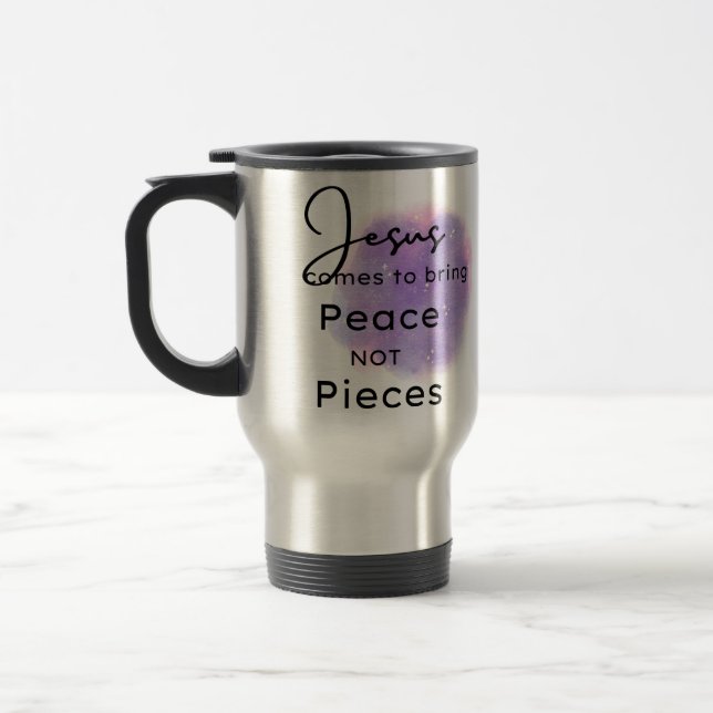 Mug De Voyage Jésus vient apporter la paix (Gauche)