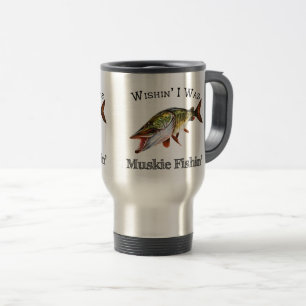 Mug De Voyage J'Étais Muskie Fishin