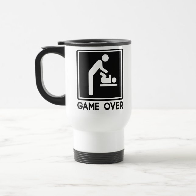 Mug De Voyage Jeu au-dessus de nouveau bébé pour le papa de (Gauche)