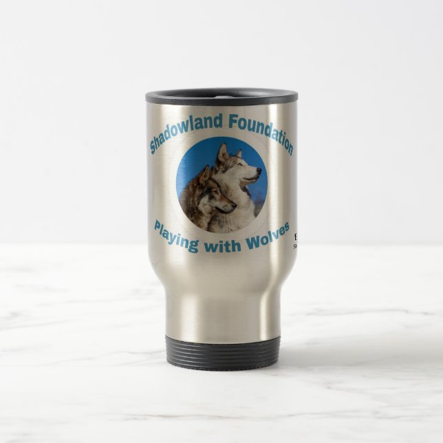 Mug De Voyage Jeu avec des loups (Centre)