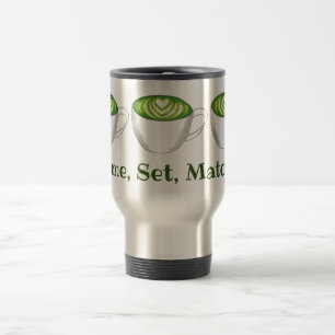 Mug De Voyage Jeu Correspondance Matcha Green Tea Latte Foodie