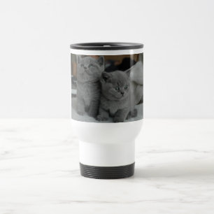 Mug De Voyage jeune chaton animal familier ronronnement miaou mi