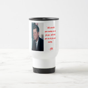 Mug De Voyage JFK & Citation de Ne Pas Demander