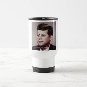 Mug De Voyage JFK Réparer La Citation Célèbre Du Toit