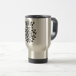 Mug De Voyage Johann Sebastian Bach Crest Monogramme Insignia