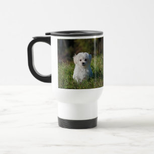Mug De Voyage Joli chiot blanc