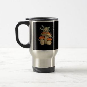 Mug De Voyage Joli esthétique Cottagecore Champignon Grenouille