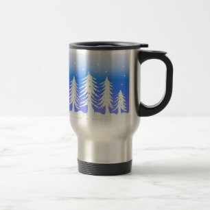 Mug De Voyage Joli Noël geléArbres