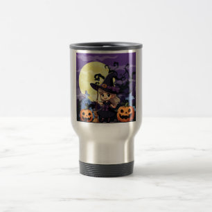 Mug De Voyage Jolie Sorcière d'Halloween Anime