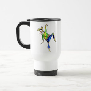 Mug De Voyage Jolie vache dansante fantaisiste