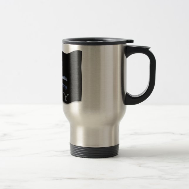 Mug De Voyage Jolly roger RADIOLOGIE Drapeau XRAY PIRATE (Droit)