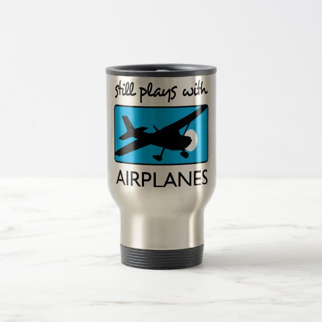 Mug De Voyage Joue Toujours Avec Des Avions (Centre)