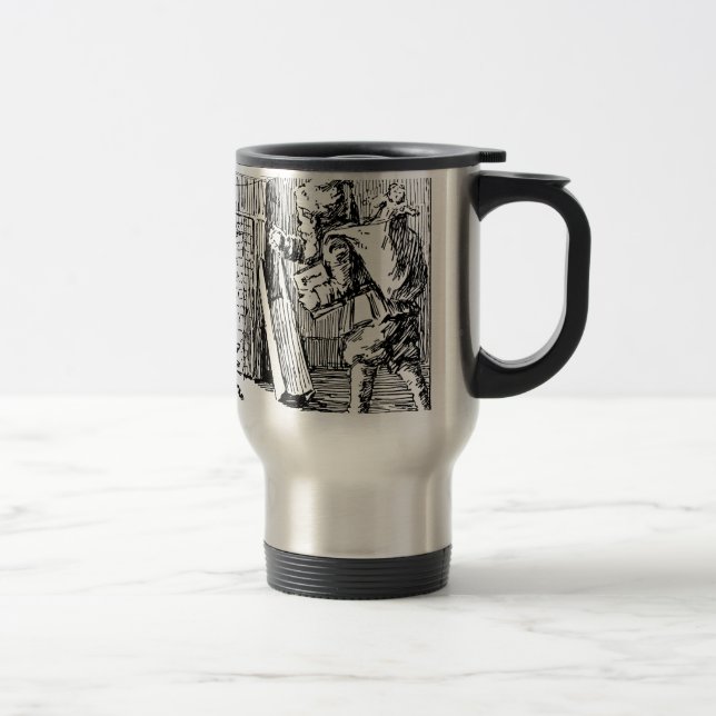 Mug De Voyage Jouets vintages Père Noël (Droit)