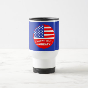 Mug De Voyage Joueur de golf américain drôle