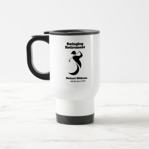 Mug De Voyage Joueur de golf de la partie de retraite swing styl