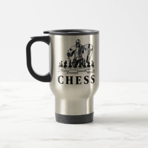 Mug De Voyage Joueur D'Échecs, Jeu D'Échecs, Stratégie, Mattre D