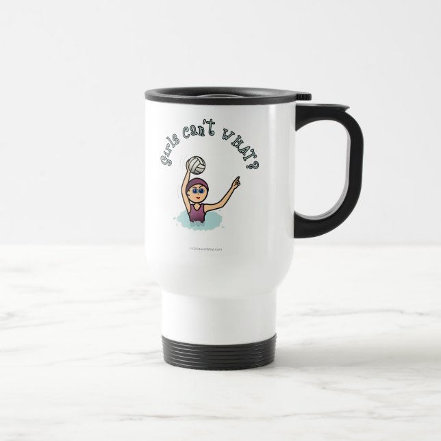 Mug De Voyage Joueuse de polo d'eau légère (Droite)