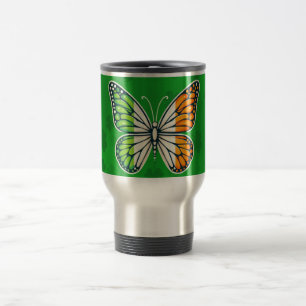 Mug De Voyage Jour de la Saint-Patrick papillon irlandais