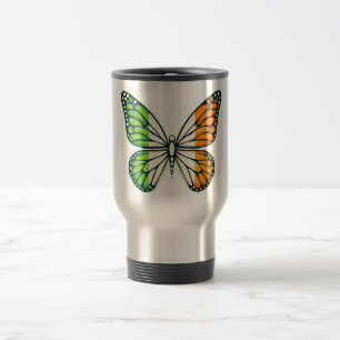 Mug De Voyage Jour de la Saint-Patrick papillon irlandais