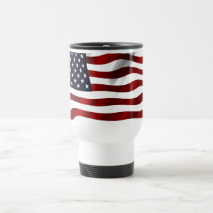 Mug De Voyage Jour de l'indépendance patriotique du drapeau amér
