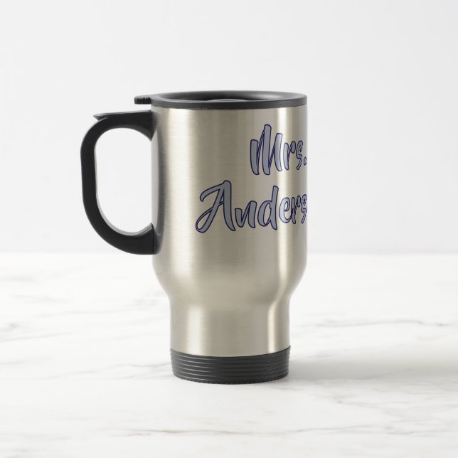 Mug De Voyage journee d'appréciation des professeurs mrs anderso (Gauche)