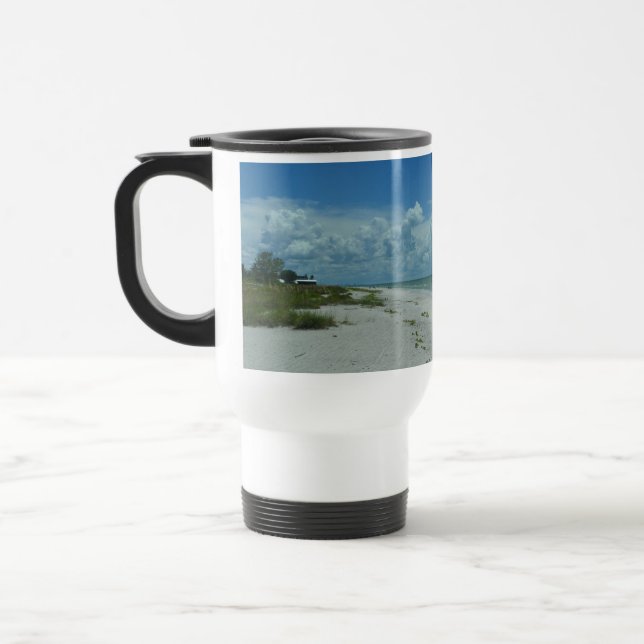 Mug De Voyage Journée sur une plage tropicale (Gauche)