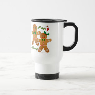 Mug De Voyage Joyeuses vacances Gingerbread Homme garçon fille