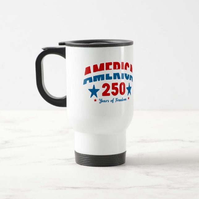 Mug De Voyage Joyeux 250e anniversaire Amérique  (Gauche)