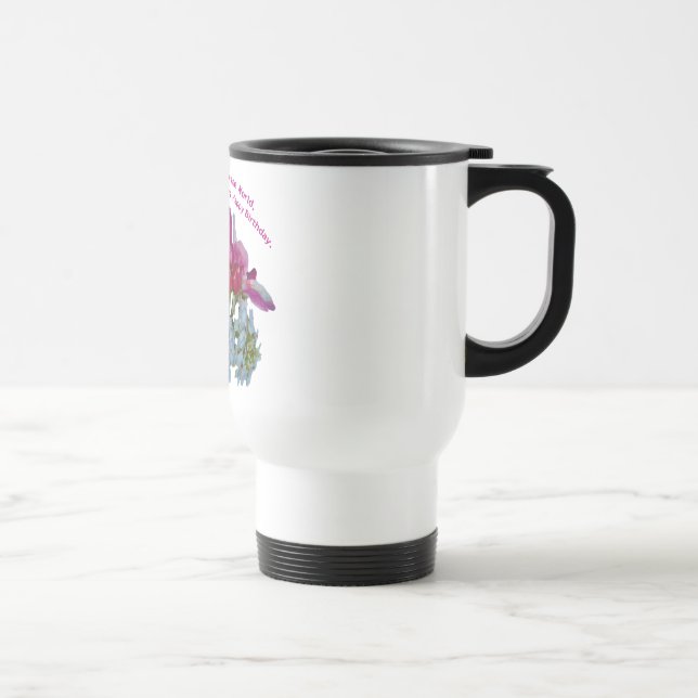 Mug De Voyage Joyeux anniversaire à ma femme. (Droite)
