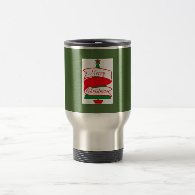 Mug De Voyage Joyeux arbre de Noël Musique (Centre)
