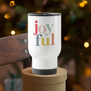 Mug De Voyage Joyeux cadeau de Noël coloré moderne
