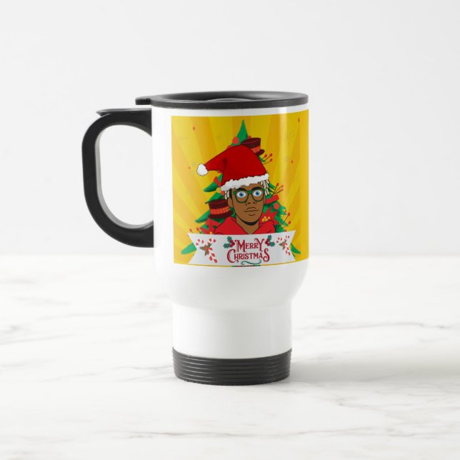 Mug De Voyage Joyeux garçon Christmast (Gauche)